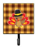 Thanksgiving Turkey Wink Leash or Key Holder Wall Hooks, Key Hooks Holder, Coat Rack Wall Mount, Coat Hooks, Hooks for Hanging Keys, Towels, Aprons, Leashes