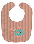 Fish Baby Bib Easy-Clean Baby Bib Baby Feeding Accessory Baby Mealtime Essential, 10 x 13, Multicolor