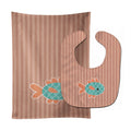 Fish Baby Bib & Burp Cloth Easy-Clean Baby Bib Baby Feeding Accessory Baby Mealtime Essential