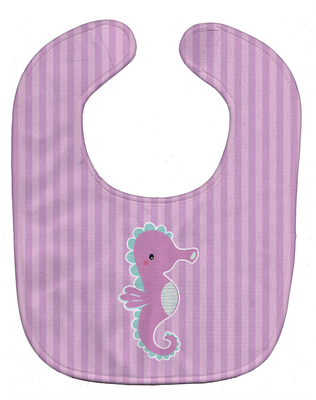 Seahorse Baby Bib Easy-Clean Baby Bib Baby Feeding Accessory Baby Mealtime Essential, 10 x 13, Multicolor