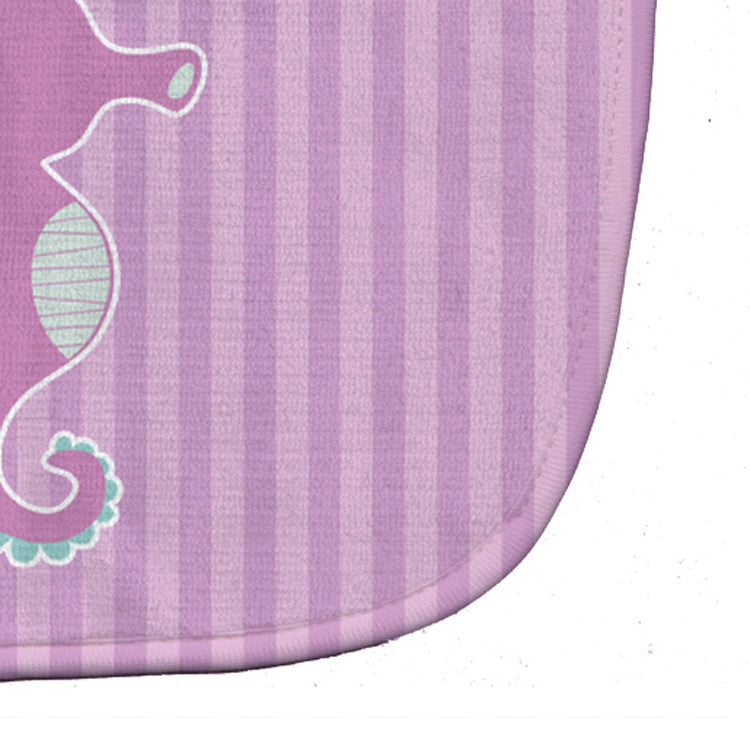 Seahorse Baby Bib Easy-Clean Baby Bib Baby Feeding Accessory Baby Mealtime Essential, 10 x 13, Multicolor