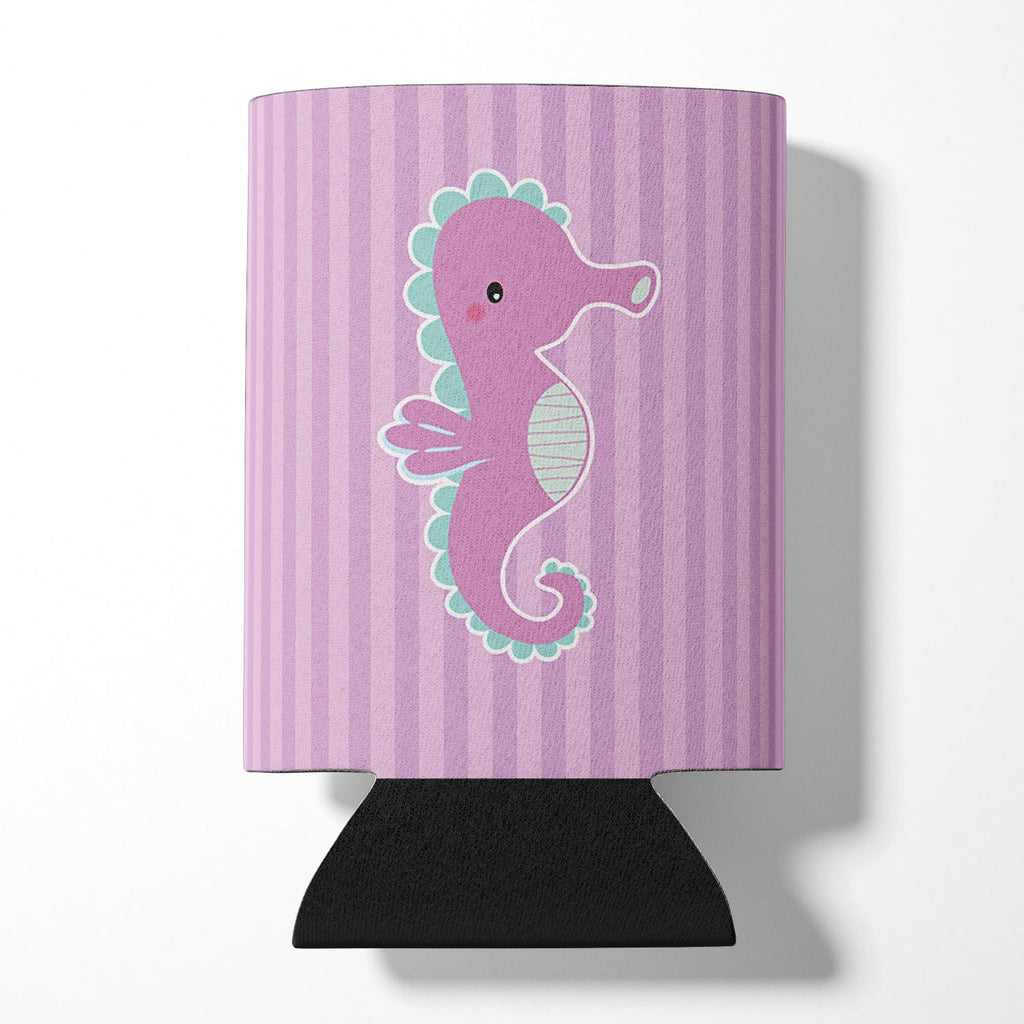 Seahorse Can or Bottle Hugger Cooler Sleeve for Standard 12 oz Cans, Insulated Foam Beer & Soda Can Hugger Reusable