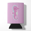 Seahorse Can or Bottle Hugger Cooler Sleeve for Standard 12 oz Cans, Insulated Foam Beer & Soda Can Hugger Reusable