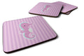 Seahorse Foam Coasters Set of 4 Cup Coasters for Indoor Outdoor, Tabletop Protection, Anti Slip, Mouse pad Material