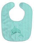 Dolphin Baby Bib Easy-Clean Baby Bib Baby Feeding Accessory Baby Mealtime Essential, 10 x 13, Multicolor