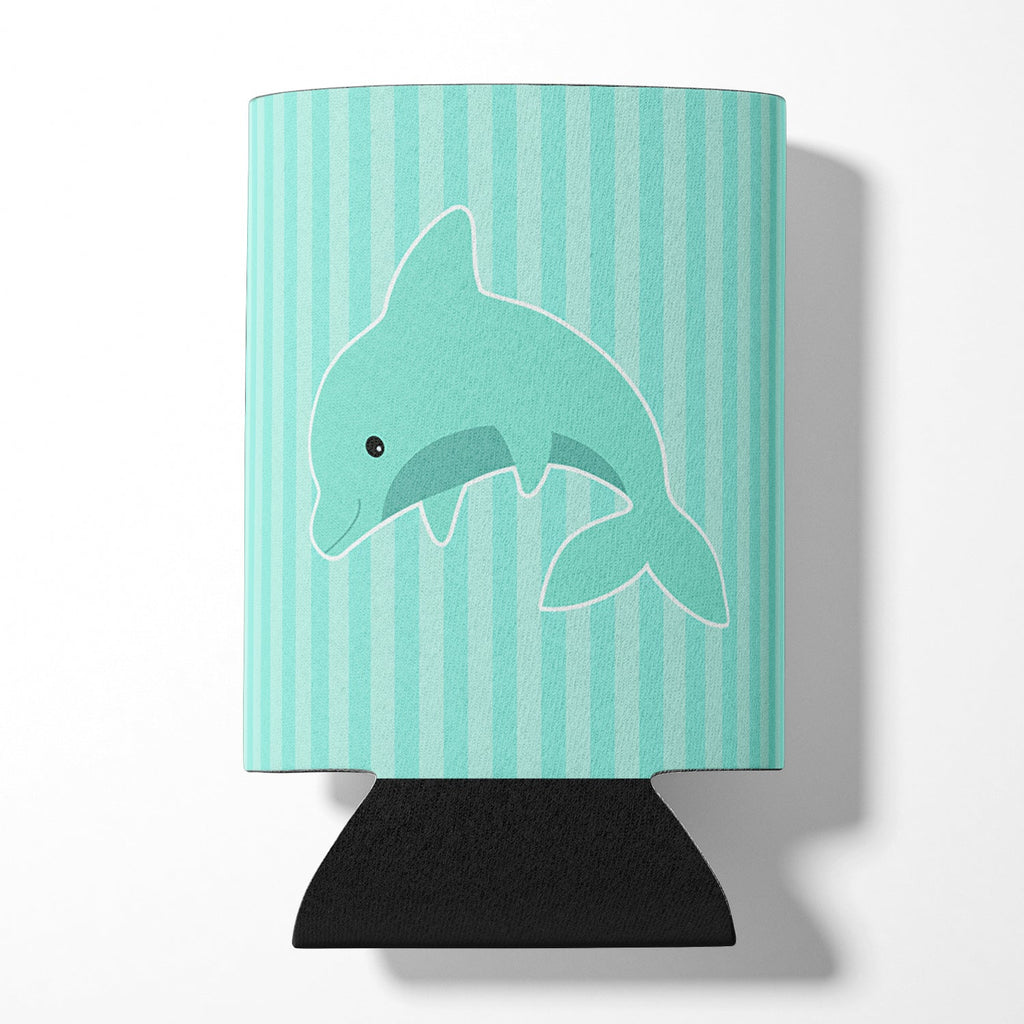 Dolphin Can or Bottle Hugger Cooler Sleeve for Standard 12 oz Cans, Insulated Foam Beer & Soda Can Hugger Reusable