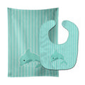 Dolphin Baby Bib & Burp Cloth Easy-Clean Baby Bib Baby Feeding Accessory Baby Mealtime Essential
