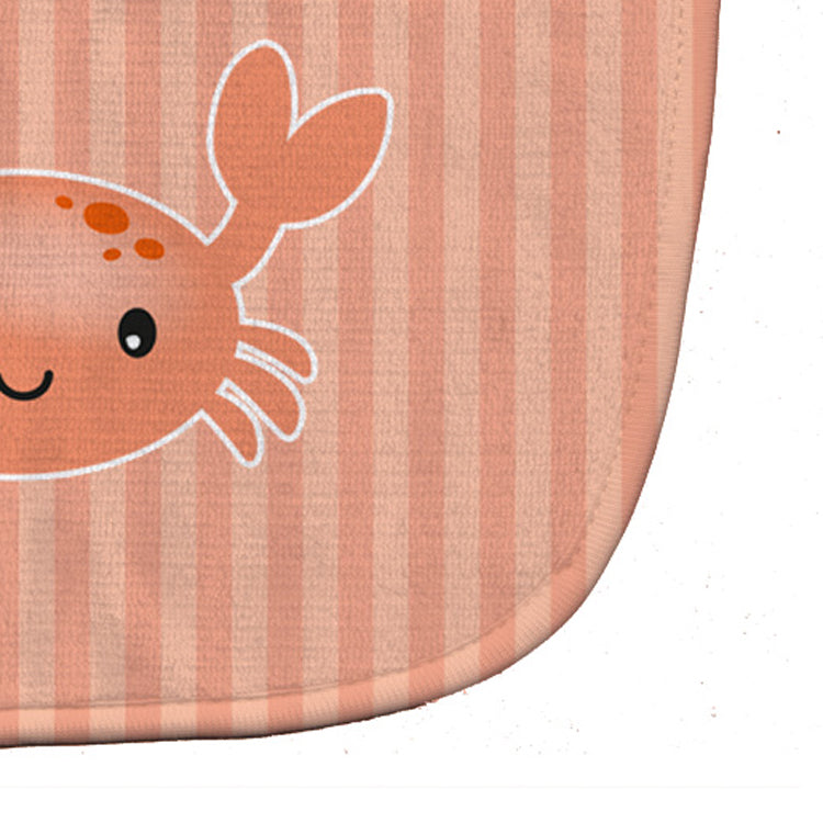 Crab Baby Bib Easy-Clean Baby Bib Baby Feeding Accessory Baby Mealtime Essential, 10 x 13, Multicolor