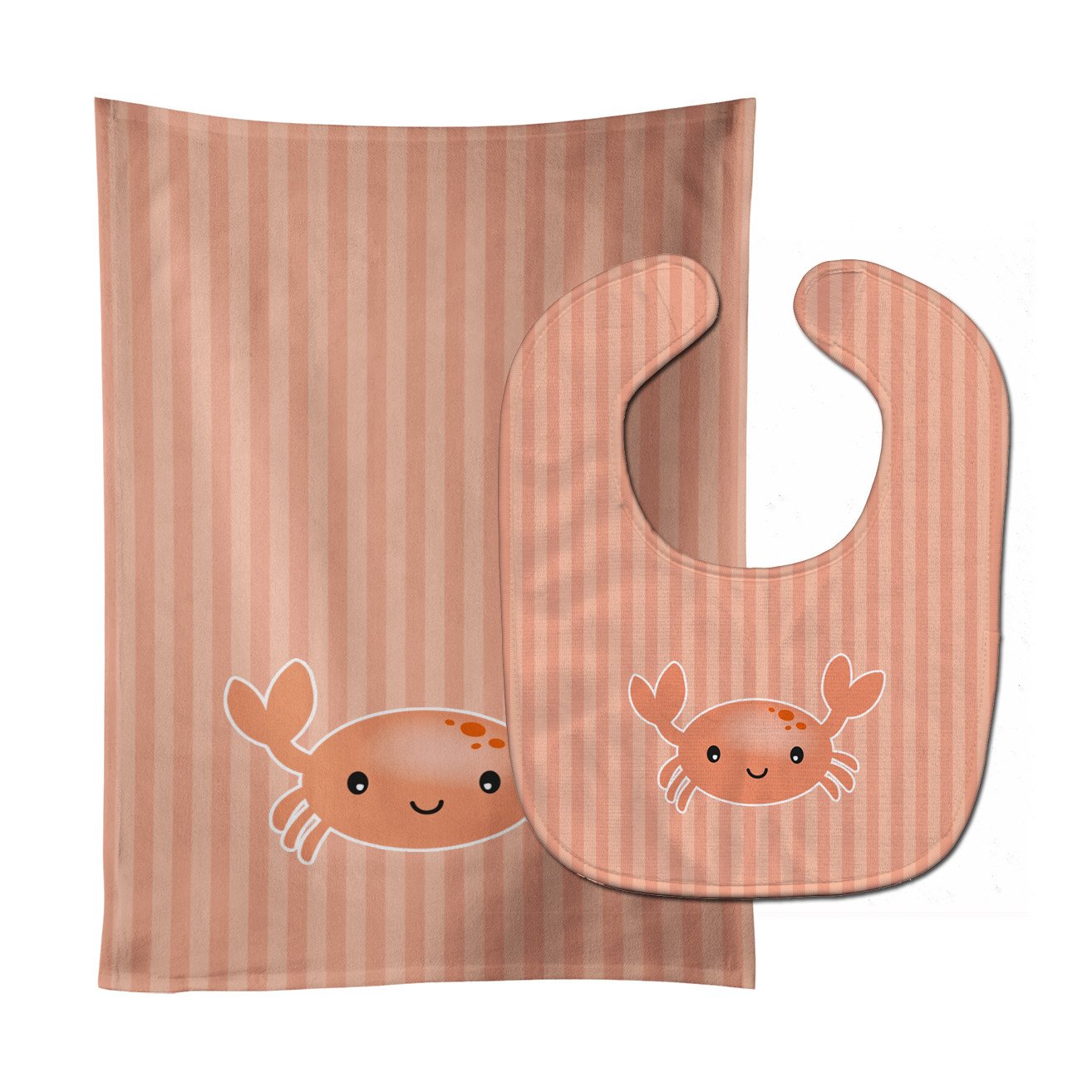 Crab Baby Bib & Burp Cloth Easy-Clean Baby Bib Baby Feeding Accessory Baby Mealtime Essential