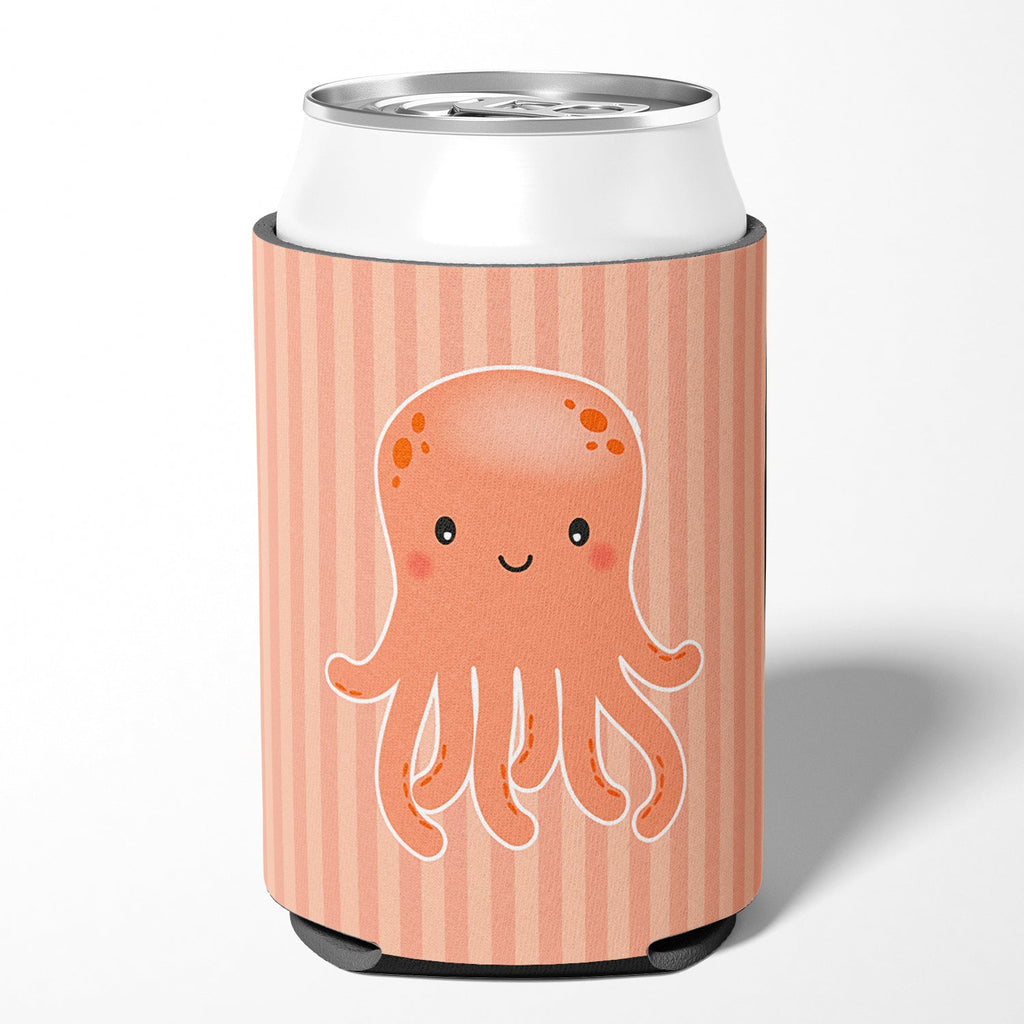 Octopus Can or Bottle Hugger Cooler Sleeve for Standard 12 oz Cans, Insulated Foam Beer & Soda Can Hugger Reusable