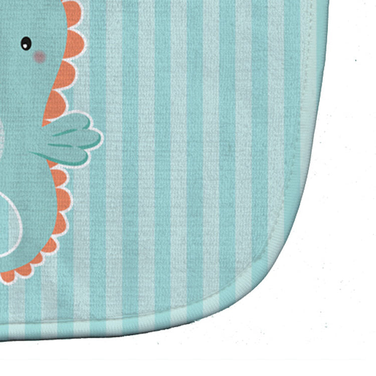 Seahorse Baby Bib Easy-Clean Baby Bib Baby Feeding Accessory Baby Mealtime Essential, 10 x 13, Multicolor