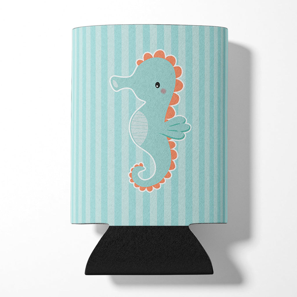 Seahorse Can or Bottle Hugger Cooler Sleeve for Standard 12 oz Cans, Insulated Foam Beer & Soda Can Hugger Reusable
