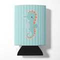 Seahorse Can or Bottle Hugger Cooler Sleeve for Standard 12 oz Cans, Insulated Foam Beer & Soda Can Hugger Reusable