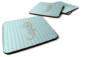Seahorse Foam Coasters Set of 4 Cup Coasters for Indoor Outdoor, Tabletop Protection, Anti Slip, Mouse pad Material