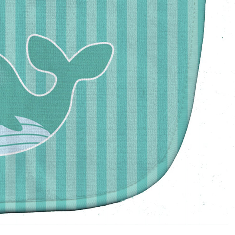 Whale Baby Bib Easy-Clean Baby Bib Baby Feeding Accessory Baby Mealtime Essential, 10 x 13, Multicolor