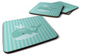 Whale Foam Coasters Set of 4 Cup Coasters for Indoor Outdoor, Tabletop Protection, Anti Slip, Mouse pad Material