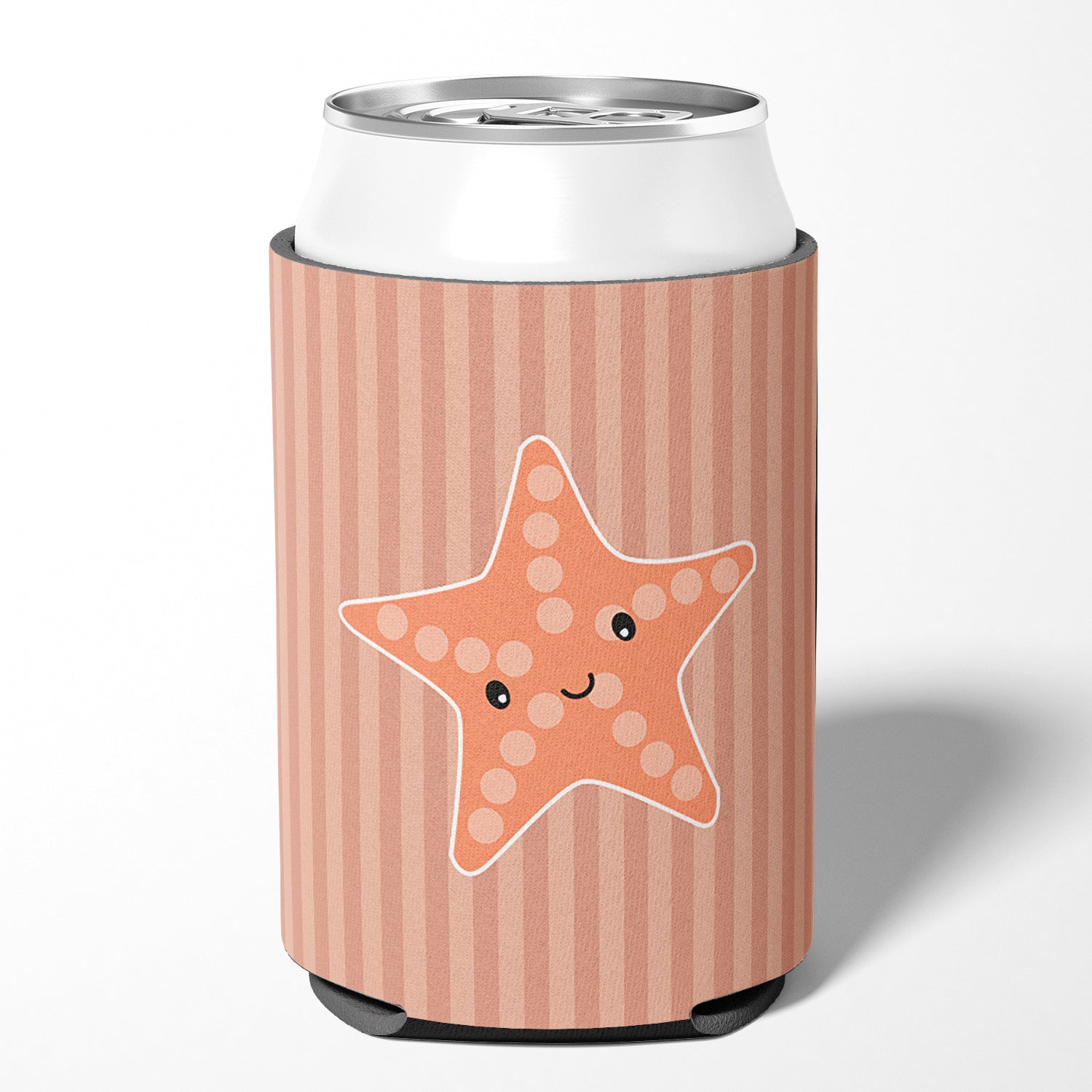 Starfish Can or Bottle Hugger Cooler Sleeve for Standard 12 oz Cans, Insulated Foam Beer & Soda Can Hugger Reusable