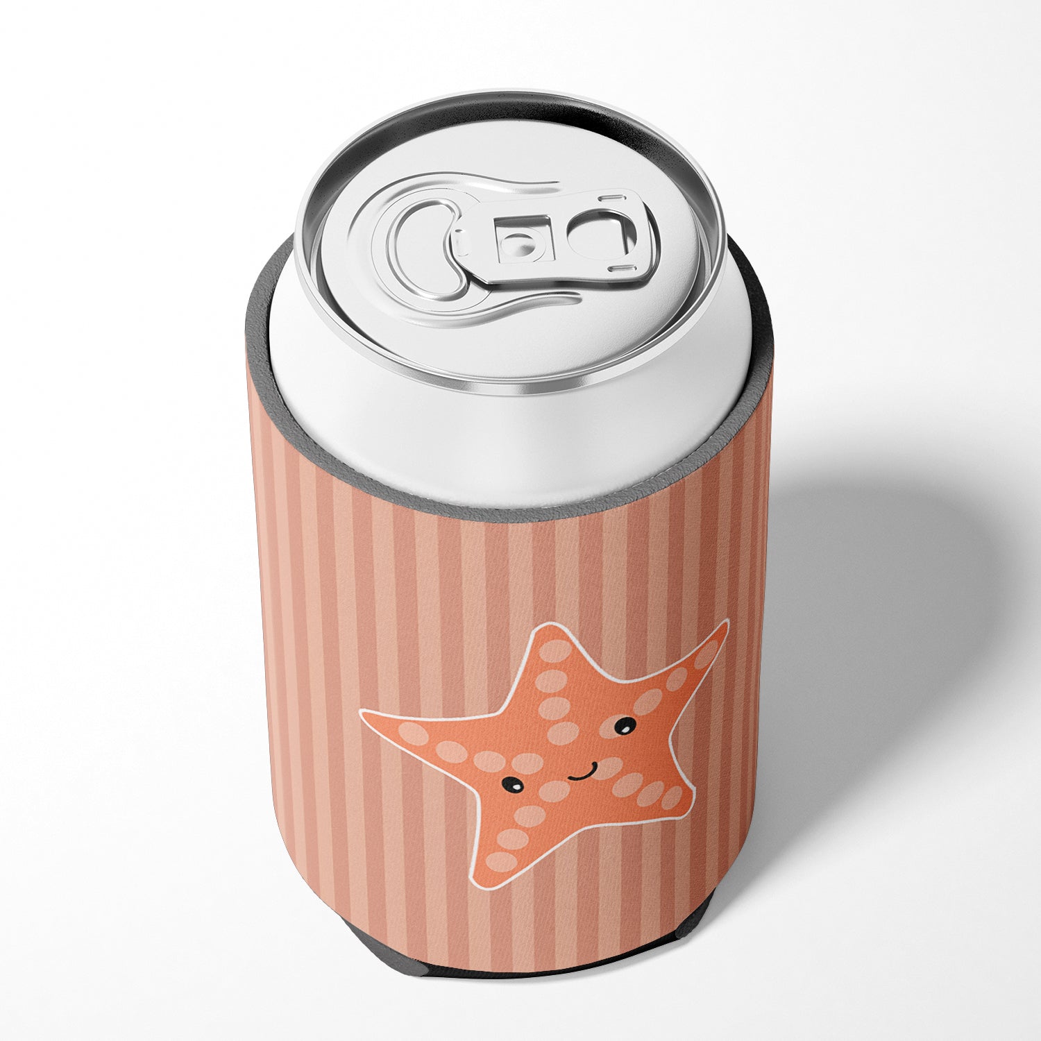 Starfish Can or Bottle Hugger Cooler Sleeve for Standard 12 oz Cans, Insulated Foam Beer & Soda Can Hugger Reusable