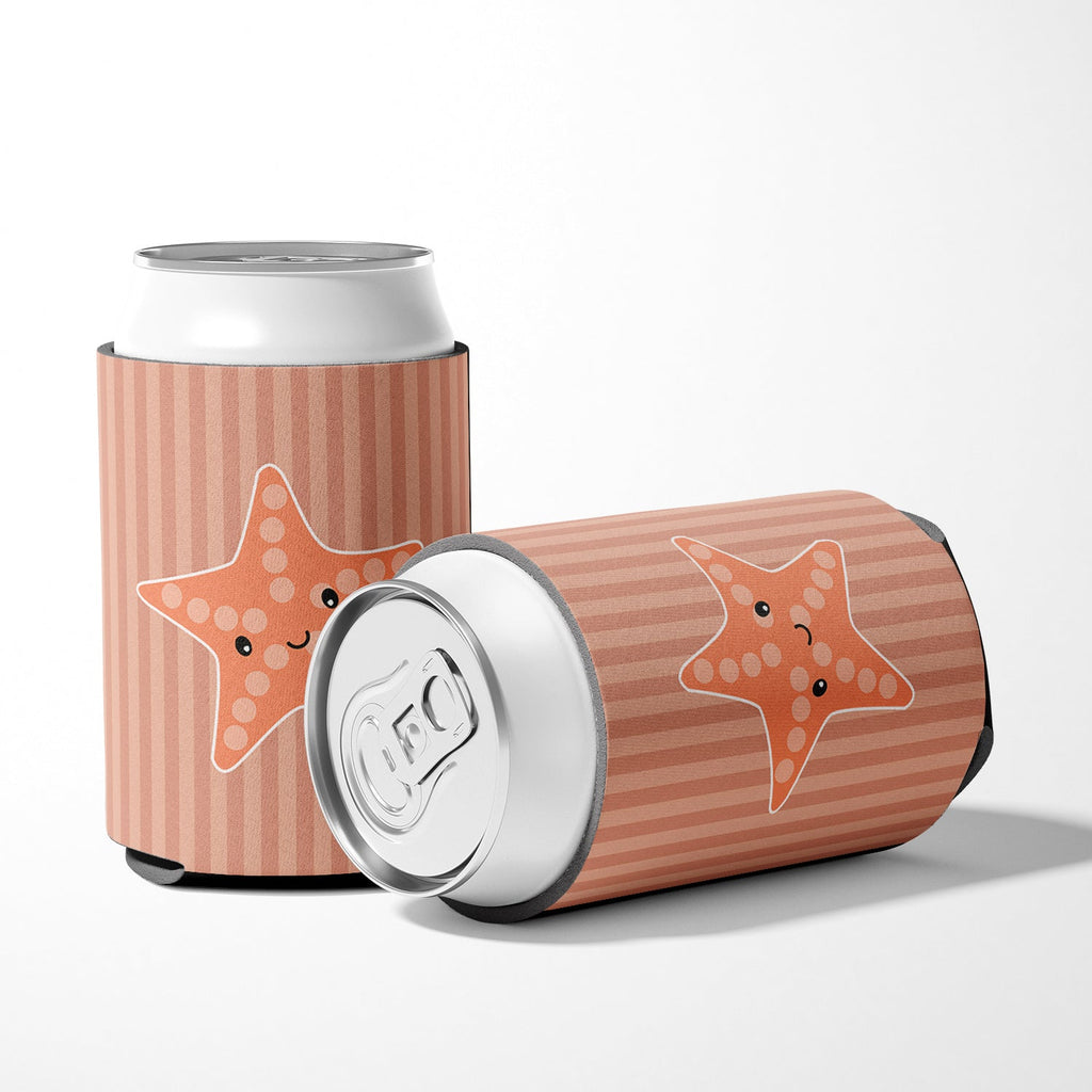Starfish Can or Bottle Hugger Cooler Sleeve for Standard 12 oz Cans, Insulated Foam Beer & Soda Can Hugger Reusable