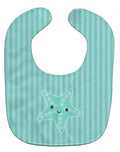 Starfish Baby Bib Easy-Clean Baby Bib Baby Feeding Accessory Baby Mealtime Essential, 10 x 13, Multicolor