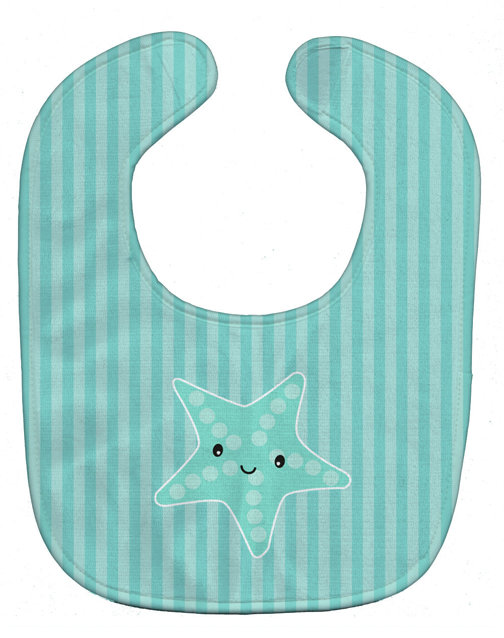 Starfish Baby Bib Easy-Clean Baby Bib Baby Feeding Accessory Baby Mealtime Essential, 10 x 13, Multicolor