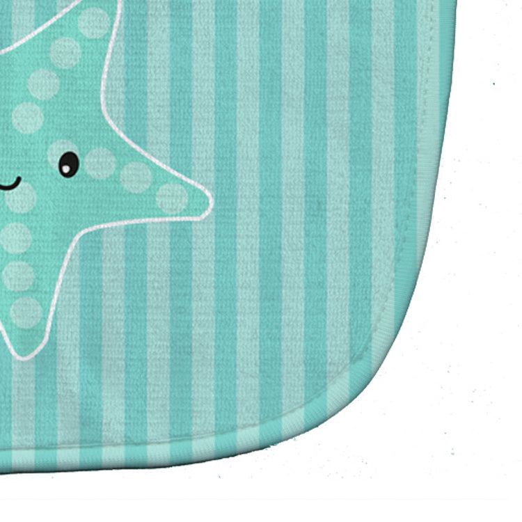 Starfish Baby Bib Easy-Clean Baby Bib Baby Feeding Accessory Baby Mealtime Essential, 10 x 13, Multicolor