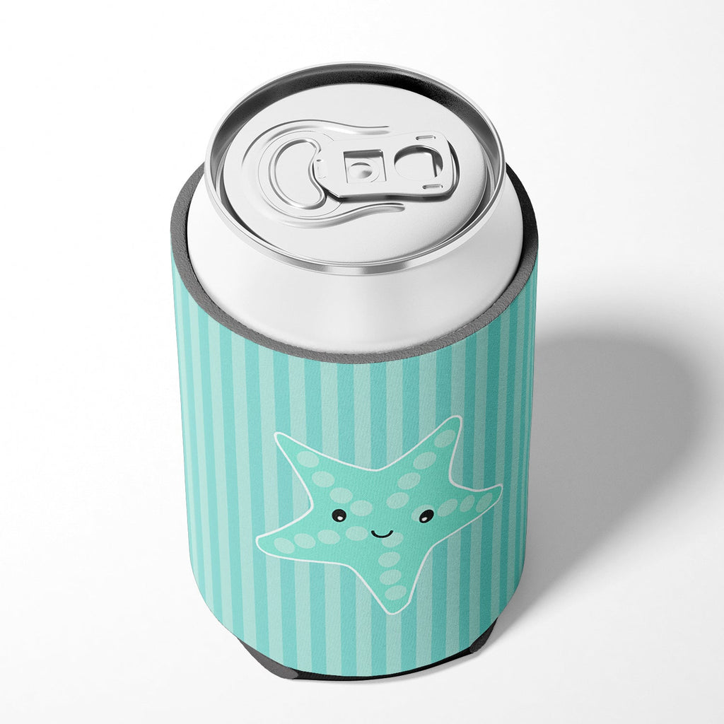 Starfish Can or Bottle Hugger Cooler Sleeve for Standard 12 oz Cans, Insulated Foam Beer & Soda Can Hugger Reusable