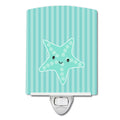 Starfish Ceramic Night Light Compact, UL-Certified, Ideal for Bedroom, Bathroom, Nursery, Hallway, Kitchen, 6x4x3, Multicolor