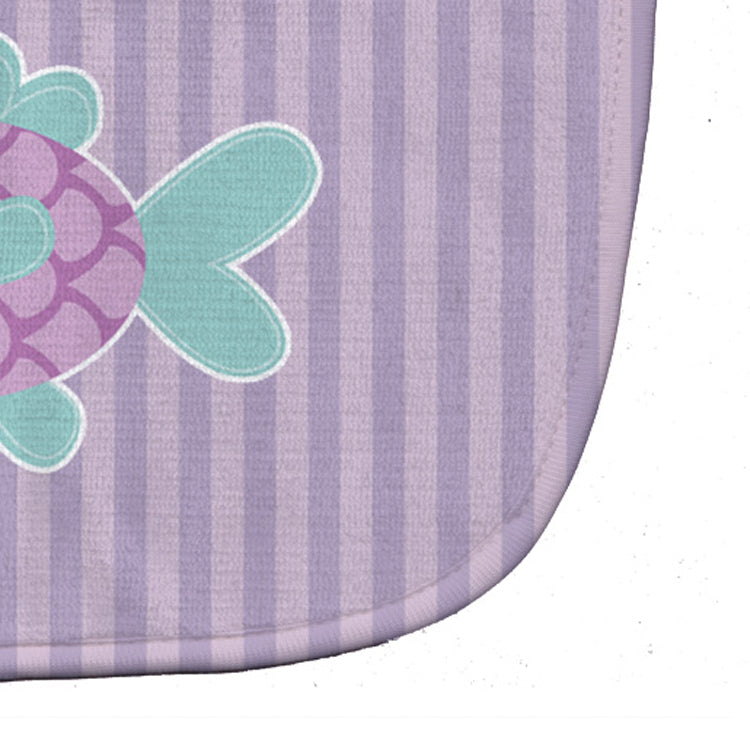 Purple Fish Baby Bib Easy-Clean Baby Bib Baby Feeding Accessory Baby Mealtime Essential, 10 x 13, Multicolor