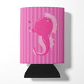 Pink Seahorse Can or Bottle Hugger Cooler Sleeve for Standard 12 oz Cans, Insulated Foam Beer & Soda Can Hugger Reusable