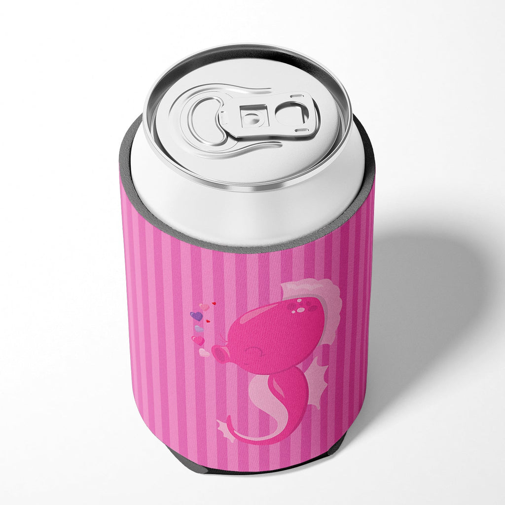 Pink Seahorse Can or Bottle Hugger Cooler Sleeve for Standard 12 oz Cans, Insulated Foam Beer & Soda Can Hugger Reusable