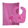 Pink Seahorse Baby Bib & Burp Cloth Easy-Clean Baby Bib Baby Feeding Accessory Baby Mealtime Essential