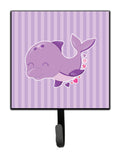 Purple Dolphin Leash or Key Holder Wall Hooks, Key Hooks Holder, Coat Rack Wall Mount, Coat Hooks, Hooks for Hanging Keys, Towels, Aprons, Leashes
