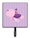 Pink and Purple Turtle Leash or Key Holder Wall Hooks, Key Hooks Holder, Coat Rack Wall Mount, Coat Hooks, Hooks for Hanging Keys, Towels, Aprons, Leashes