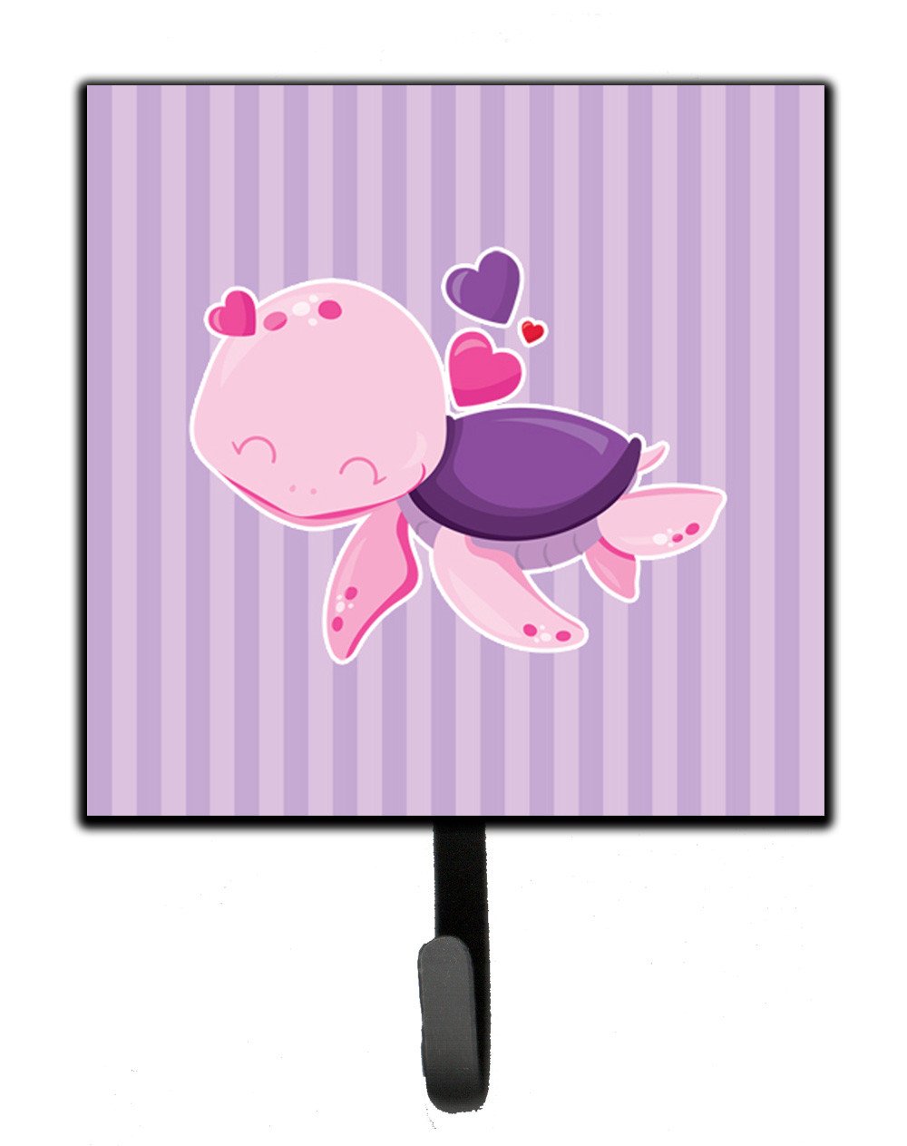Pink and Purple Turtle Leash or Key Holder Wall Hooks, Key Hooks Holder, Coat Rack Wall Mount, Coat Hooks, Hooks for Hanging Keys, Towels, Aprons, Leashes