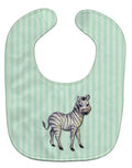 Zebra Baby Bib Easy-Clean Baby Bib Baby Feeding Accessory Baby Mealtime Essential, 10 x 13, Multicolor