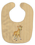 Giraffe Baby Bib Easy-Clean Baby Bib Baby Feeding Accessory Baby Mealtime Essential, 10 x 13, Multicolor