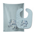 Elephant Baby Bib & Burp Cloth Easy-Clean Baby Bib Baby Feeding Accessory Baby Mealtime Essential
