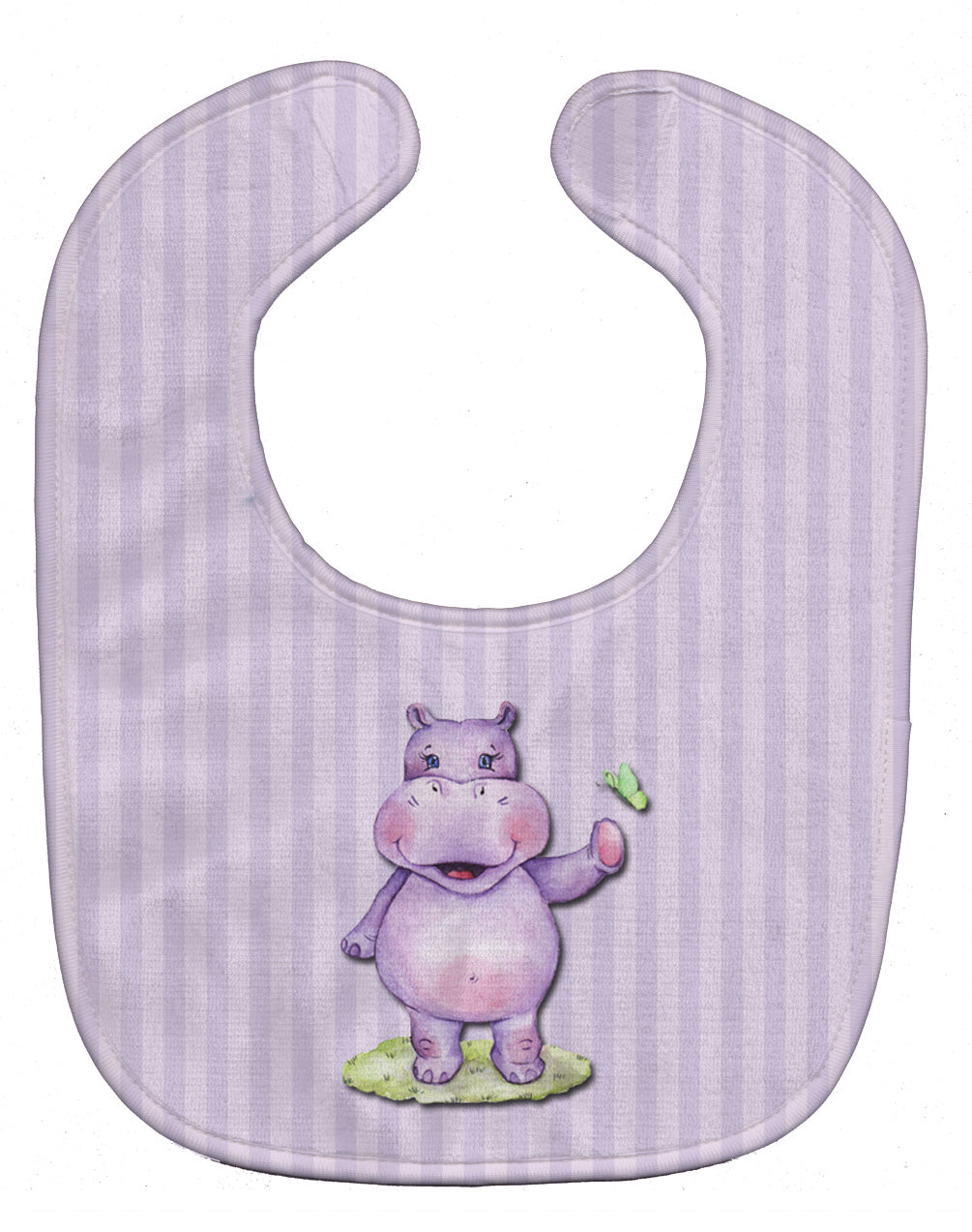 Hippopotamus Baby Bib Easy-Clean Baby Bib Baby Feeding Accessory Baby Mealtime Essential, 10 x 13, Multicolor