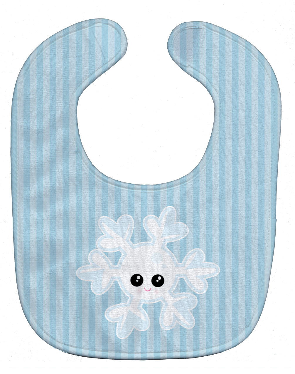 Weather Snowflake Face Baby Bib Easy-Clean Baby Bib Baby Feeding Accessory Baby Mealtime Essential, 10 x 13, Multicolor