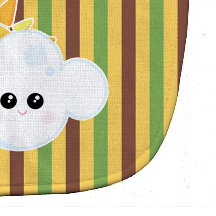Weather Partly Cloudy Face Baby Bib Easy-Clean Baby Bib Baby Feeding Accessory Baby Mealtime Essential, 10 x 13, Multicolor