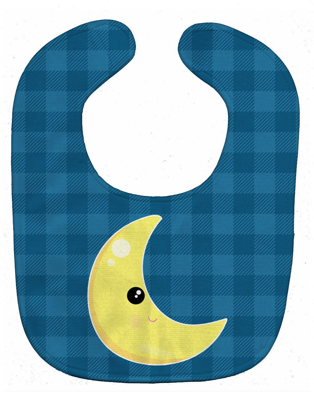 Weather Moon Face Baby Bib Easy-Clean Baby Bib Baby Feeding Accessory Baby Mealtime Essential, 10 x 13, Multicolor