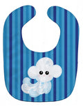 Weather Windy Face Baby Bib Easy-Clean Baby Bib Baby Feeding Accessory Baby Mealtime Essential, 10 x 13, Multicolor