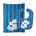 Weather Windy Face Baby Bib & Burp Cloth Easy-Clean Baby Bib Baby Feeding Accessory Baby Mealtime Essential