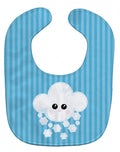 Weather Snowing Face Baby Bib Easy-Clean Baby Bib Baby Feeding Accessory Baby Mealtime Essential, 10 x 13, Multicolor