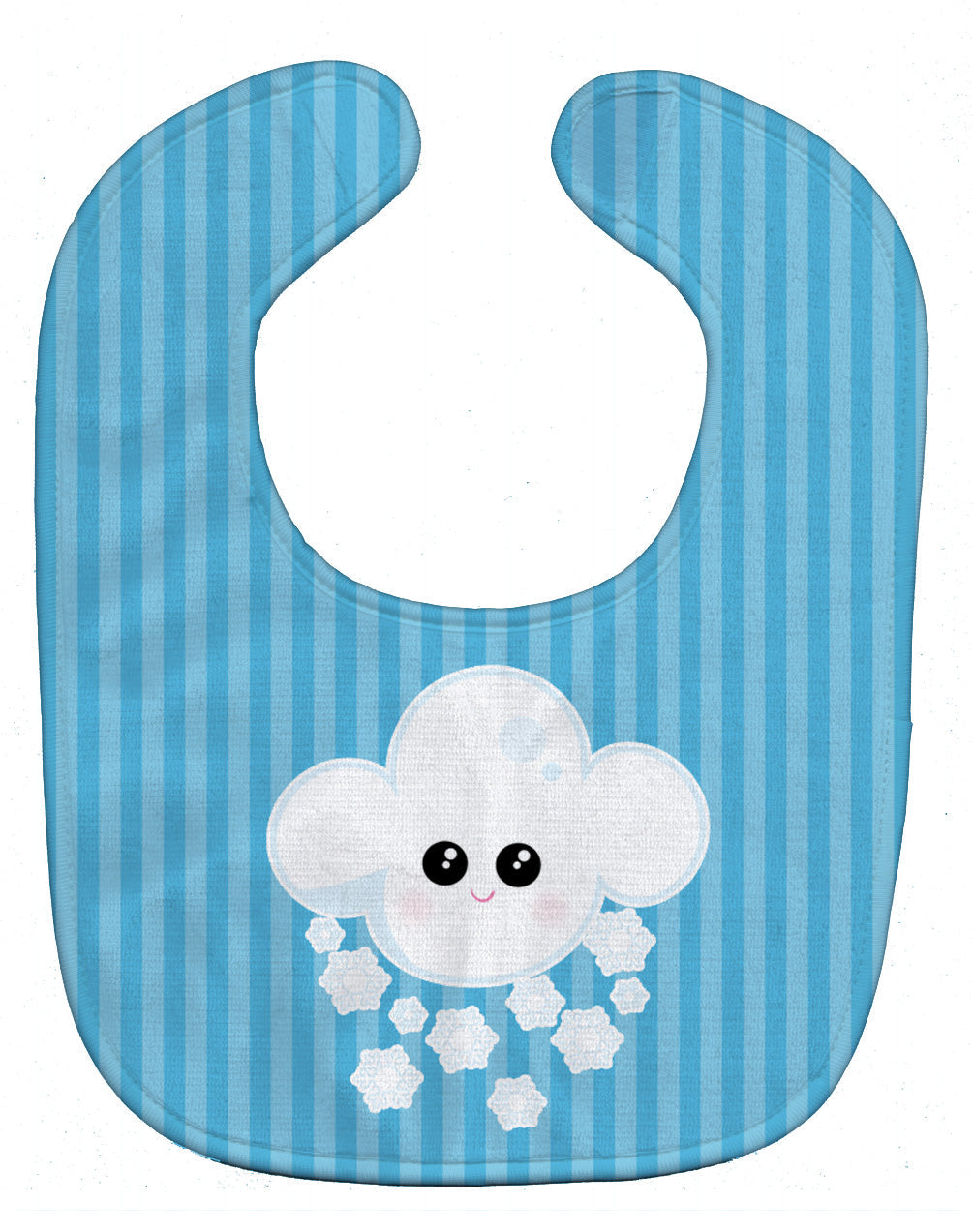 Weather Snowing Face Baby Bib Easy-Clean Baby Bib Baby Feeding Accessory Baby Mealtime Essential, 10 x 13, Multicolor