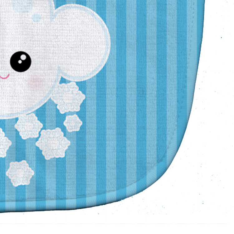 Weather Snowing Face Baby Bib Easy-Clean Baby Bib Baby Feeding Accessory Baby Mealtime Essential, 10 x 13, Multicolor