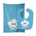 Weather Snowing Face Baby Bib & Burp Cloth Easy-Clean Baby Bib Baby Feeding Accessory Baby Mealtime Essential