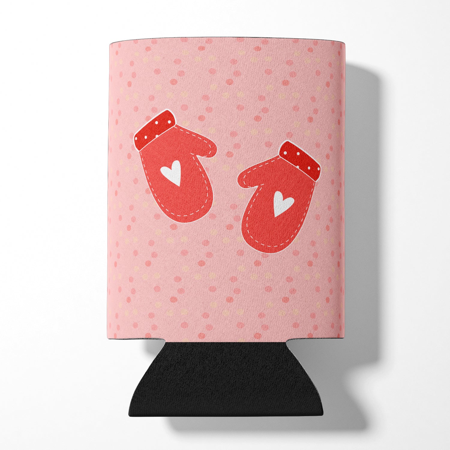 Oven Mitts Pink Can or Bottle Hugger Cooler Sleeve for Standard 12 oz Cans, Insulated Foam Beer & Soda Can Hugger Reusable