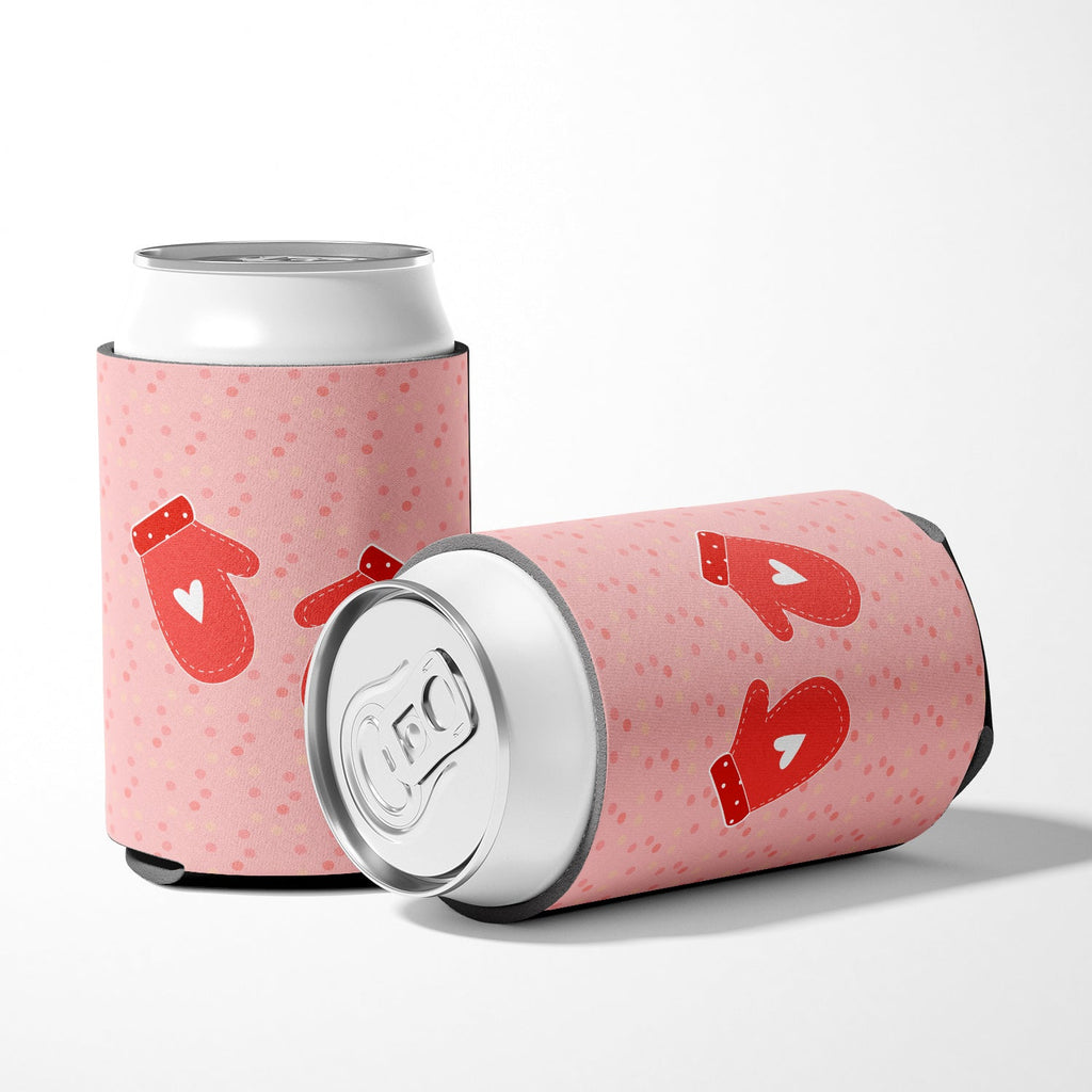 Oven Mitts Pink Can or Bottle Hugger Cooler Sleeve for Standard 12 oz Cans, Insulated Foam Beer & Soda Can Hugger Reusable